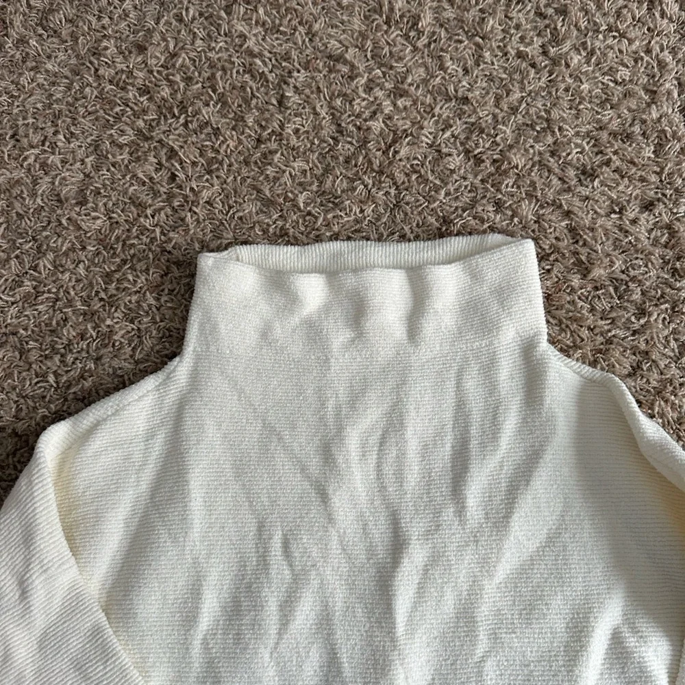 FREE PEOPLE Ottoman Slouchy Sweater Tunic In Ecru